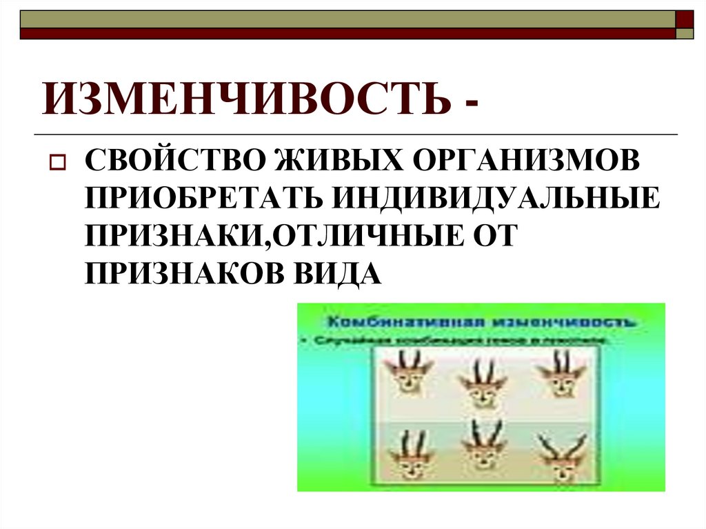 Признаки приобретенные организмом