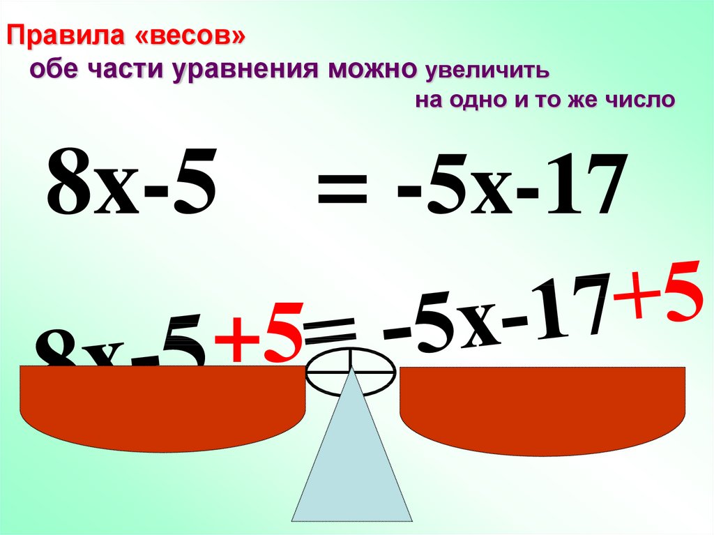 Решение уравнений с помощью уравнений 6 класс презентация