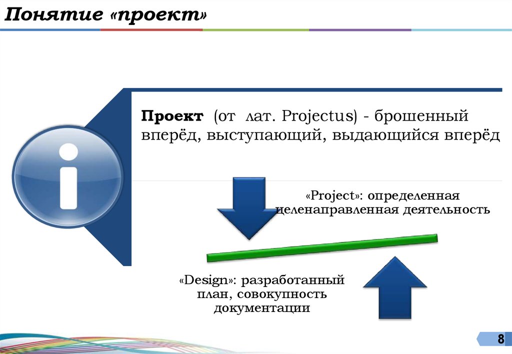 Понятие проекта реферат