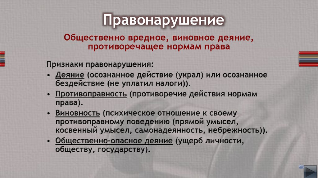 Правонарушение