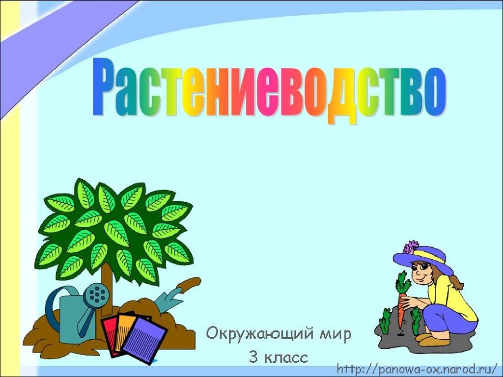 Презентация растениеводство 3 класс окружающий мир презентация