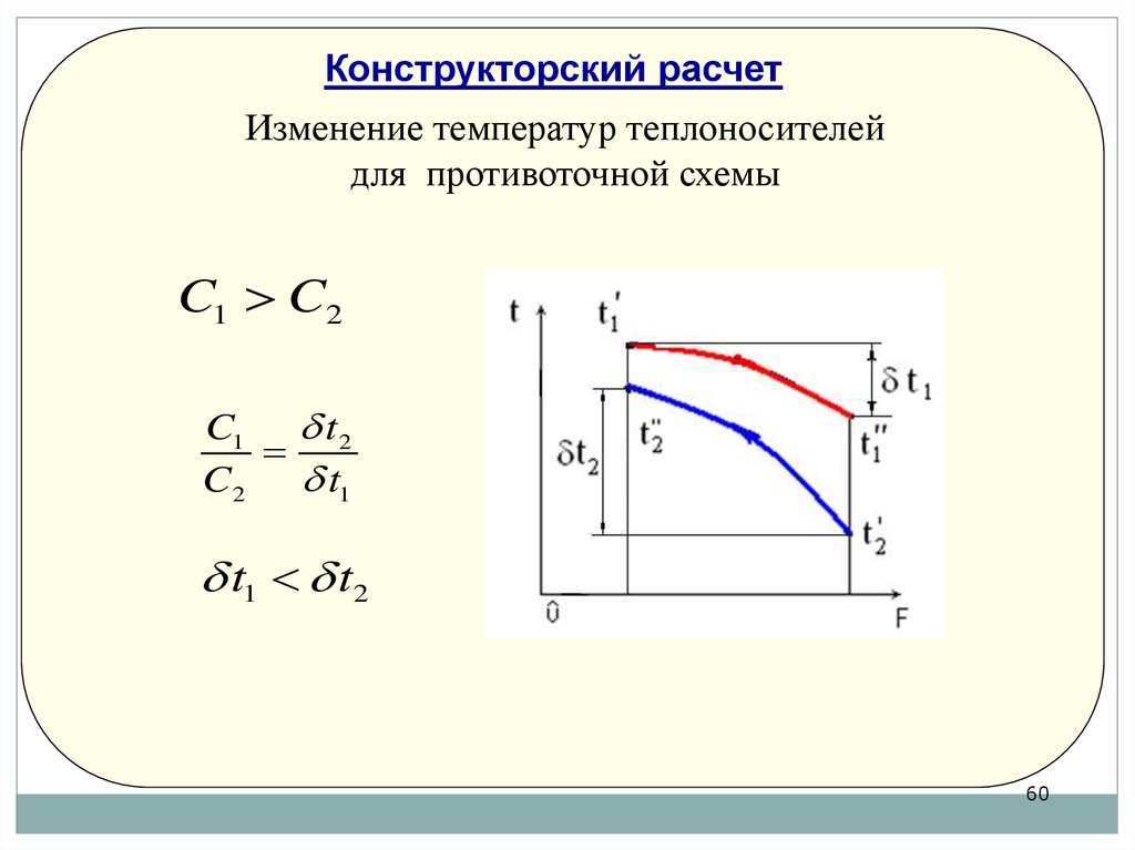 Одно из преимуществ противоточной схемы движения теплоносителей по сравнению с прямоточной