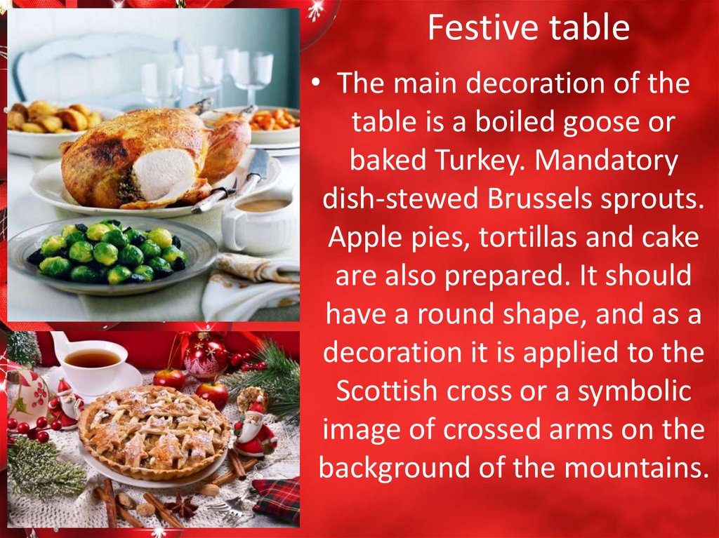 Festive table
