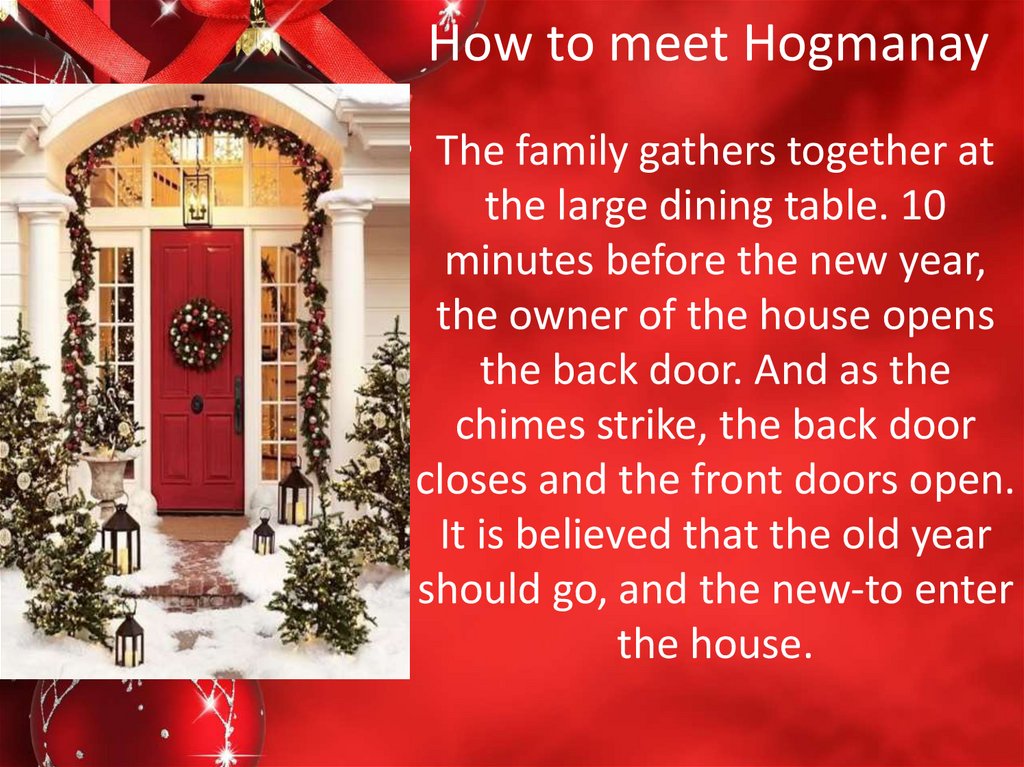 How to meet Hogmanay