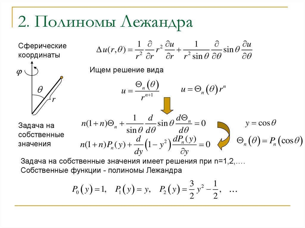 Многочлен 2 порядка. Присоединенные Полиномы Лежандра таблица. Норма полиномов Лежандра. Производящая функция полиномов Лежандра. Полиномы Лежандра рекуррентная формула.
