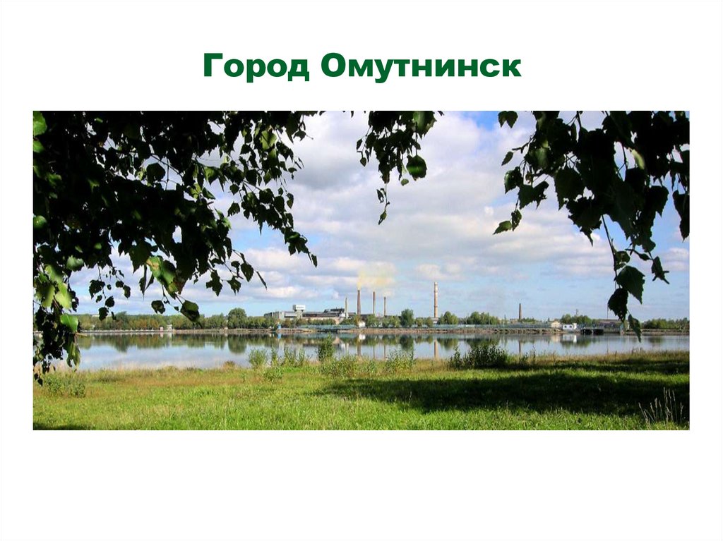 Карта города омутнинск