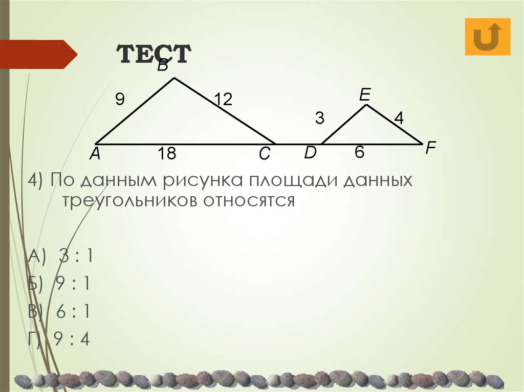 8 класс тема площади подобных фигур