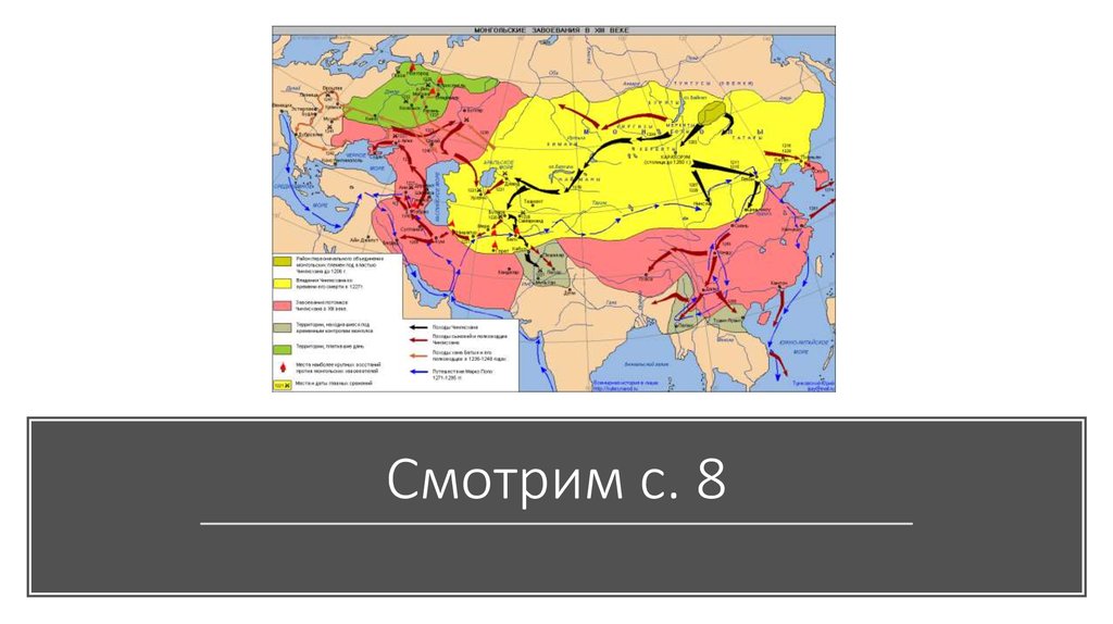 Тест монгольская империя и изменение политической карты мира 6 класс презентация