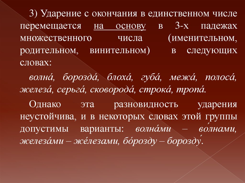 Акцентологические нормы современного русского языка презентация