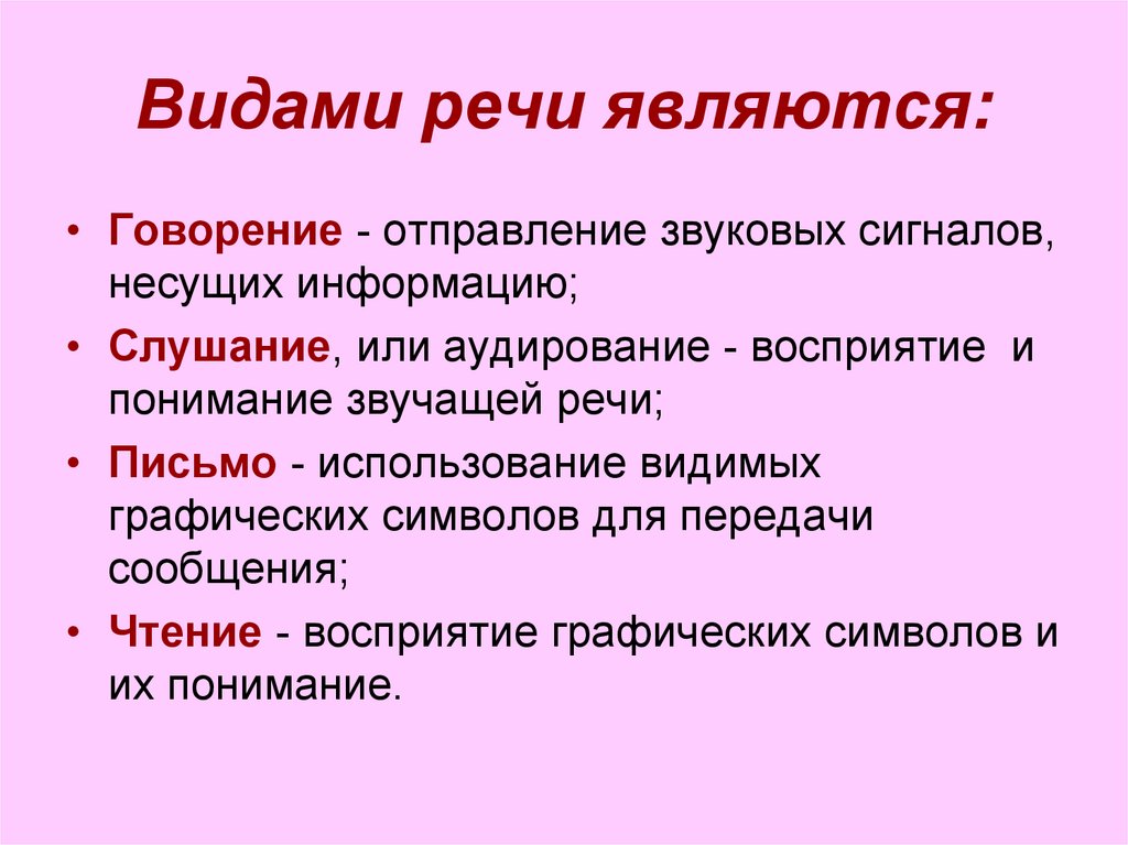 Формы говорение. Виды речевой деятельности. Перечислите виды речевой деятельности. Виды речевой деятельности в русском языке.