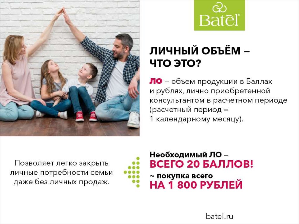 Batel маркетинг план