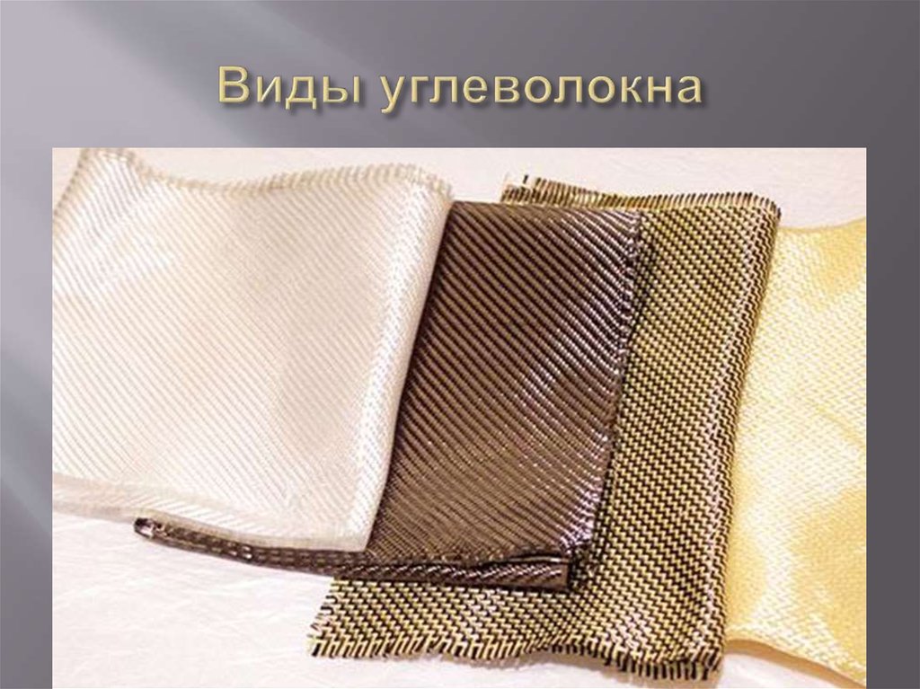 Виды углеволокна
