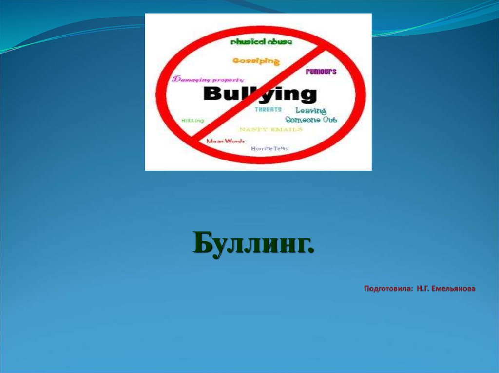 Буллинг дегеніміз не презентация