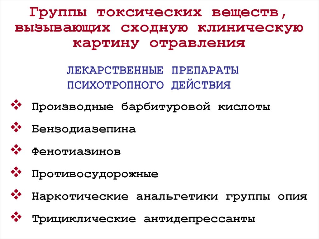 Презентация на тему отравление лекарственными препаратами