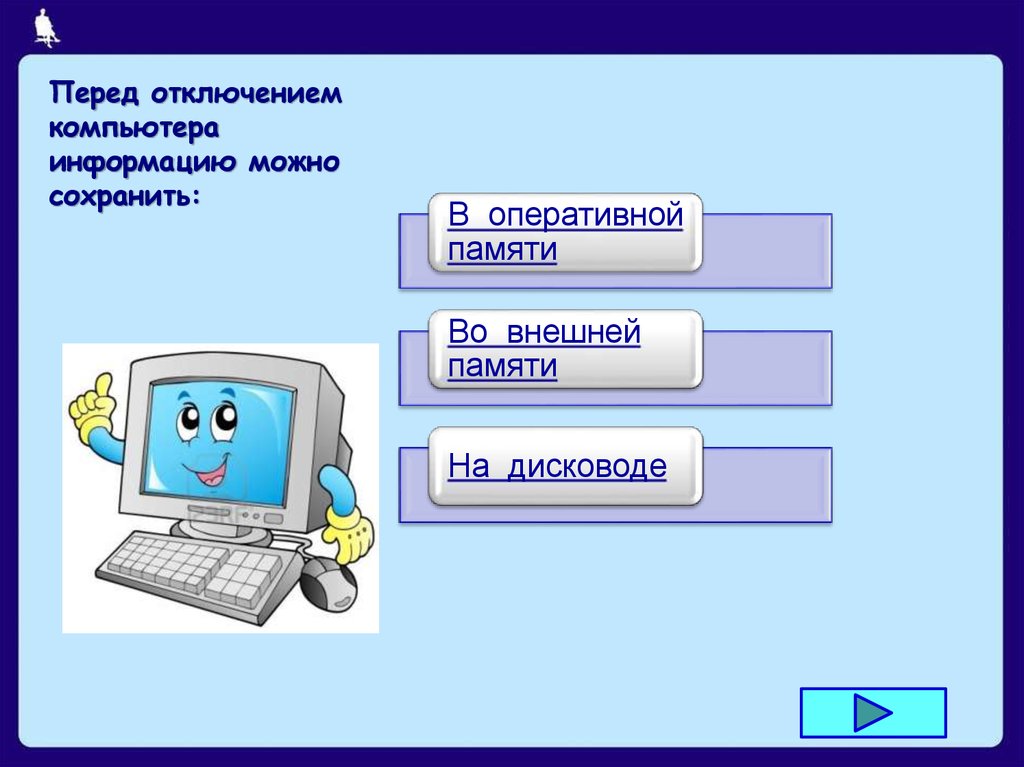 Информатика тестовая часть