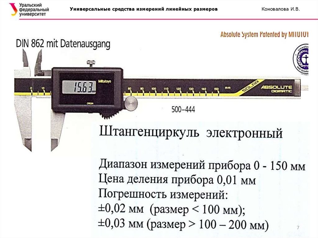 Измерение линейных величин