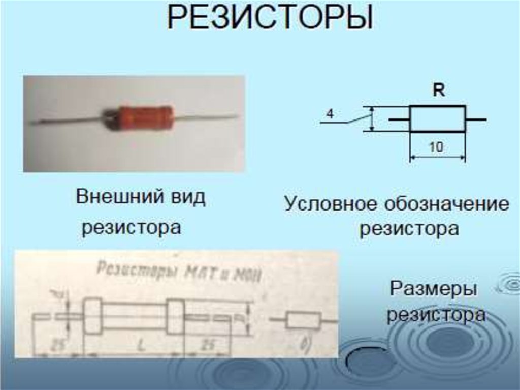 Виды резисторов фото и описание