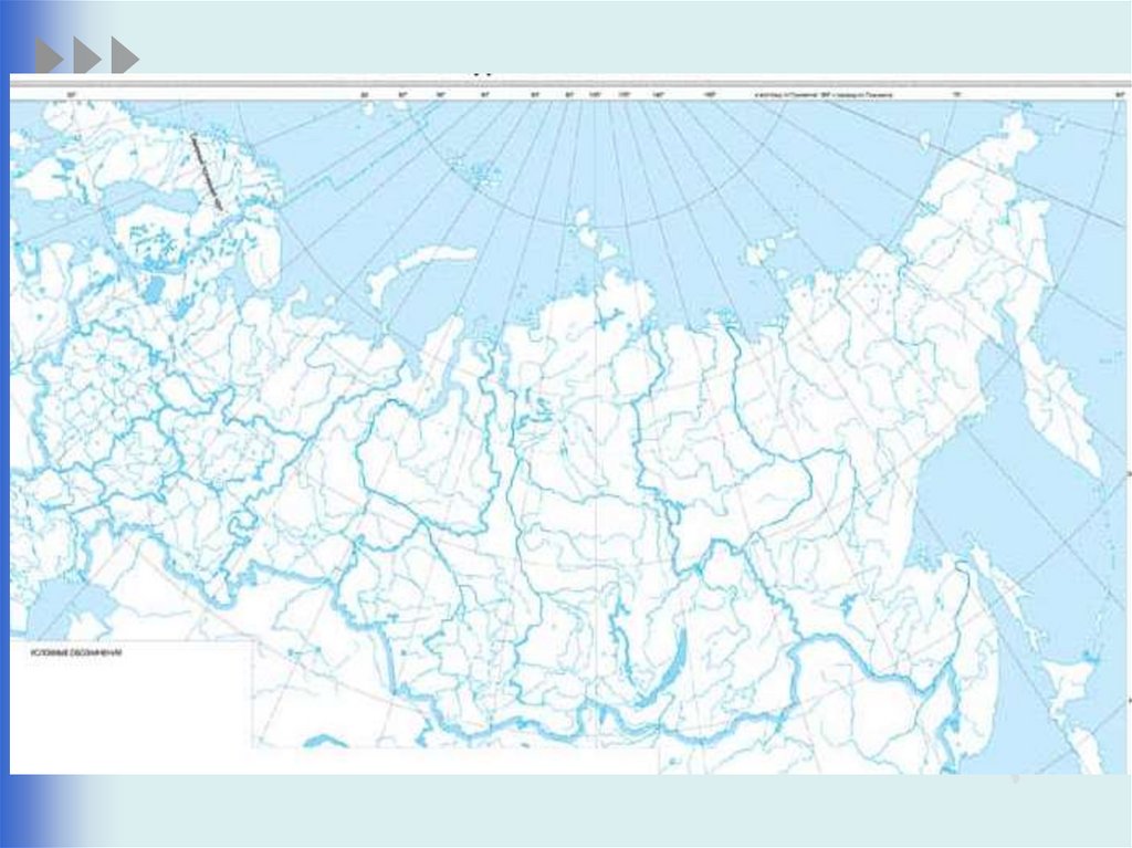 Физическая карта россии полуострова