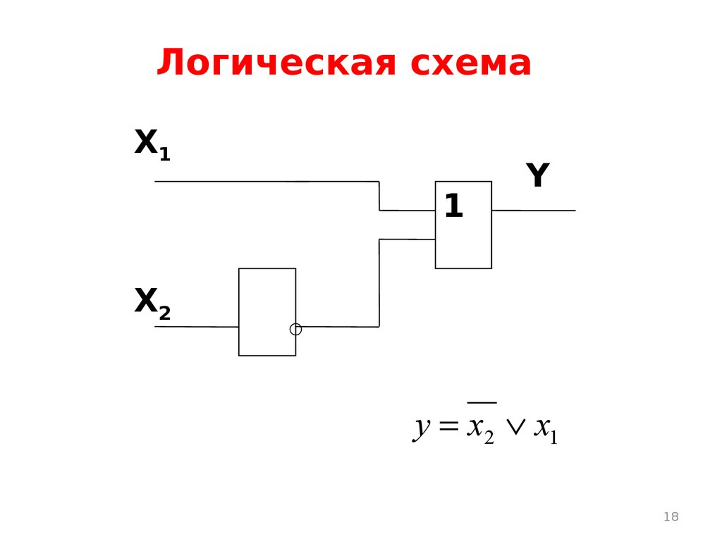 Решение логической схемы