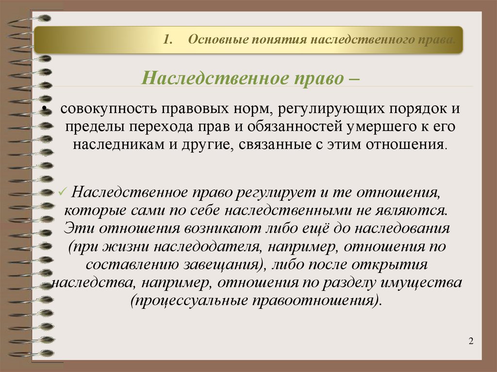 Презентация по наследственному праву