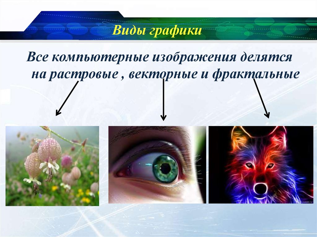 Информатика презентация компьютерная графика