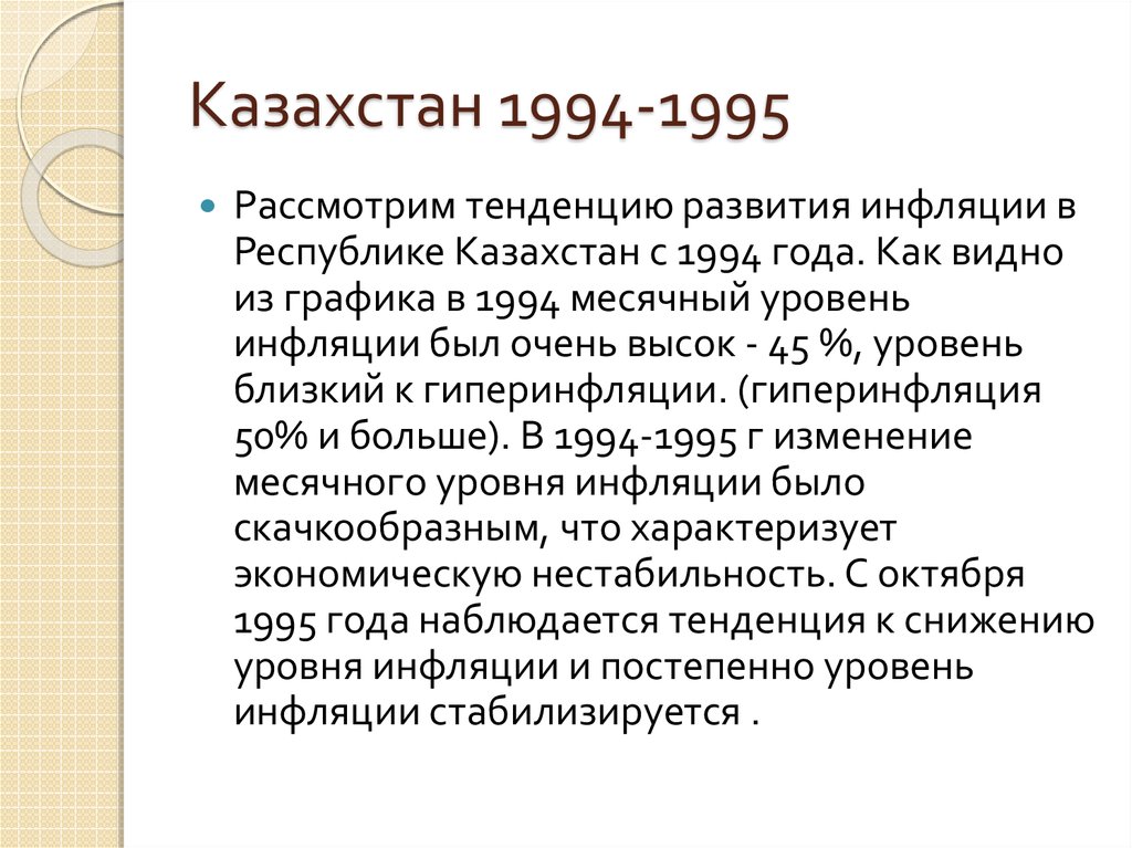 Казахстан 1994-1995