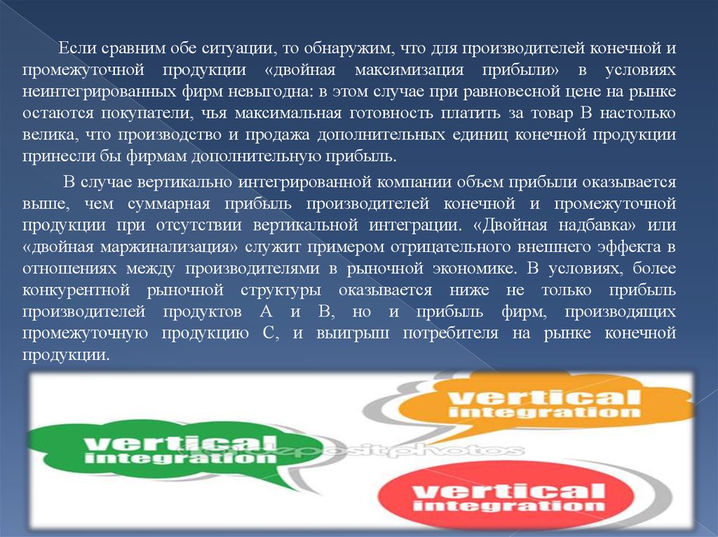 Наименование вертикально интегрированной компании винк