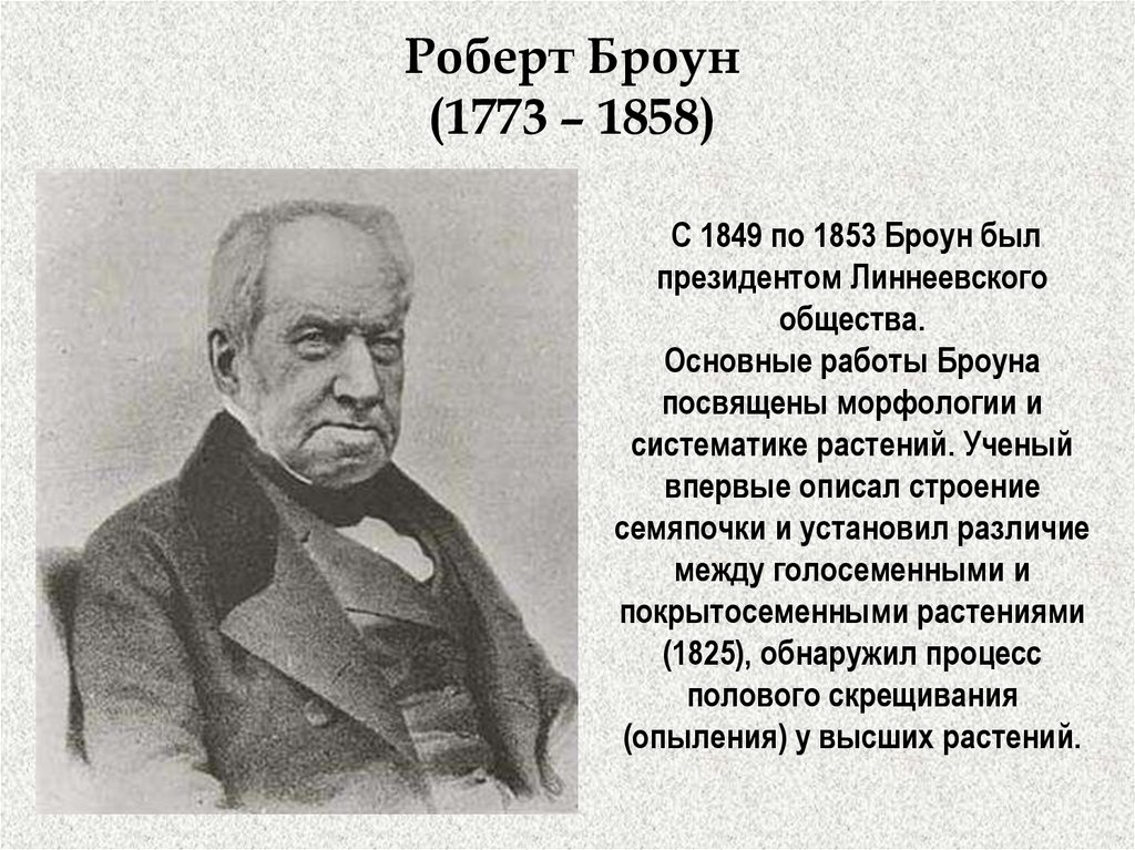 Р браун. Роберт Броун (1773-1858). Роберт Браун биология. Роберт Браун вклад в биологию. Роберт Броун ученый.