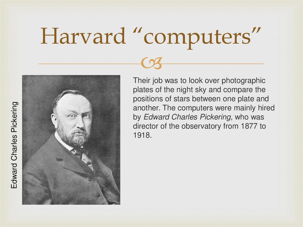 Harvard “computers”