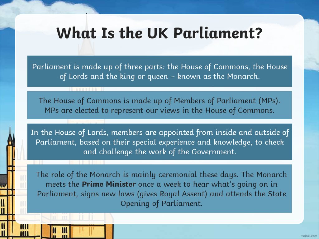 uk parliament presentation