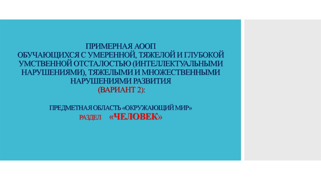 Обучающихся с умственной отсталостью интеллектуальными нарушениями