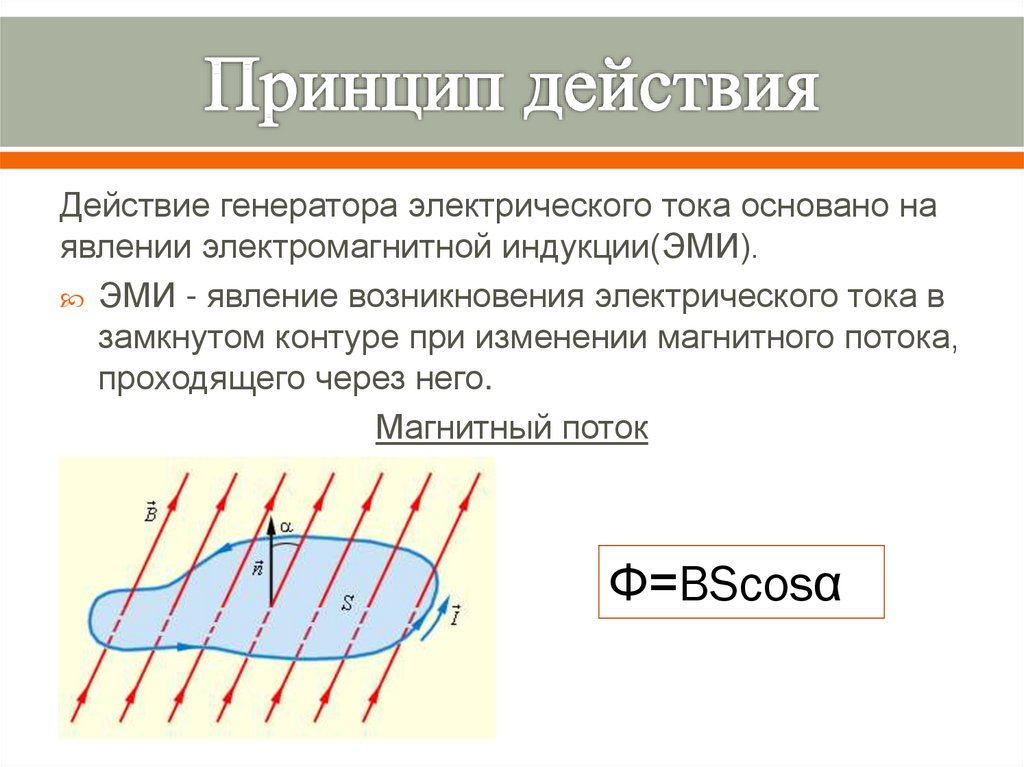 Действие генератора переменного тока основано на явлении. Магнитный поток поток магнитной индукции. Магнитный поток понятие и формула. Поток магнитной индукции определяется выражением:. Магнитный поток формула физика 9 класс.