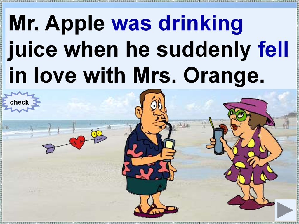 Mr Apple and Orange.