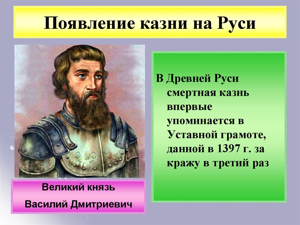 Раз появление. Появление казни на Руси. Отмена смертной казни в РФ Дата.