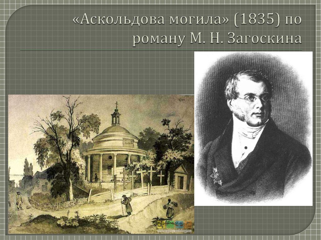 «Аскольдова могила» (1835) по роману М. Н. Загоскина