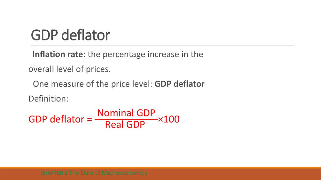GDP deflator