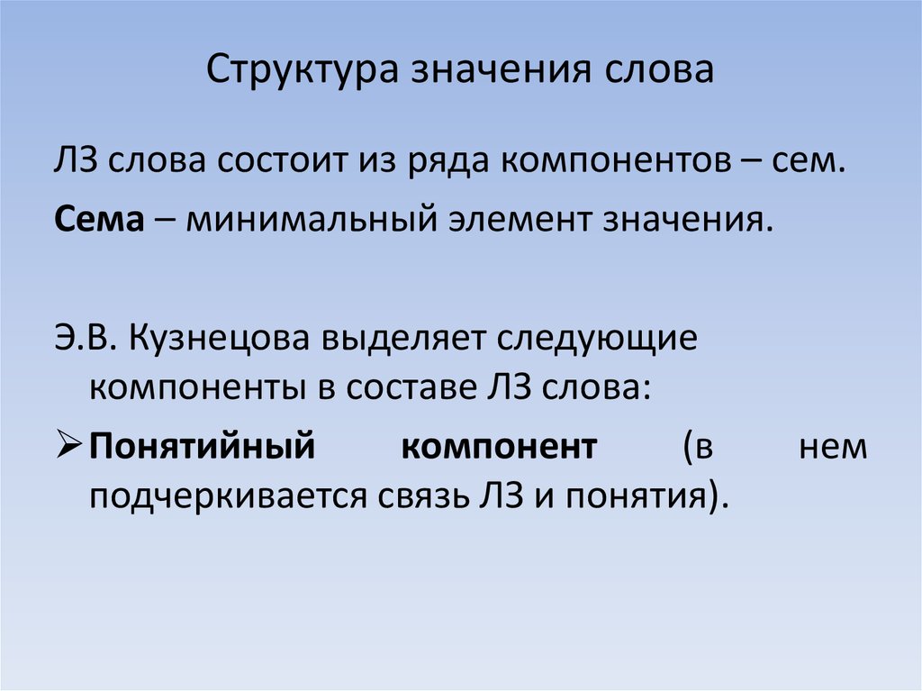 Структура смысла