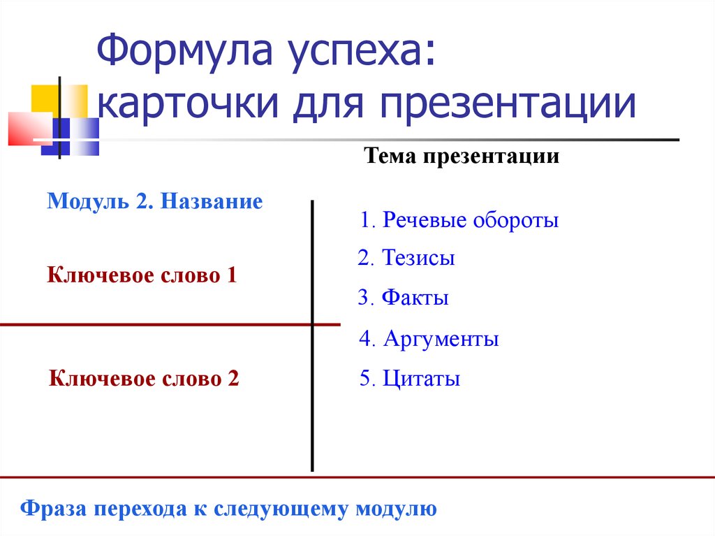 Компонент презентации