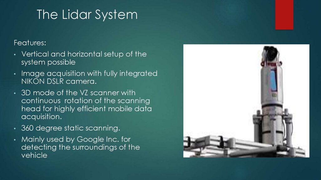 The Lidar System