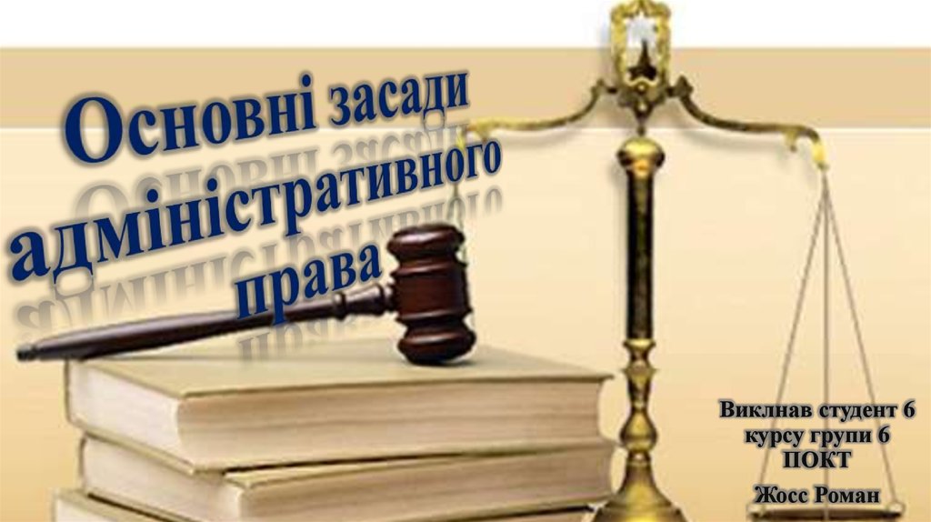 Основні засади адміністративного права