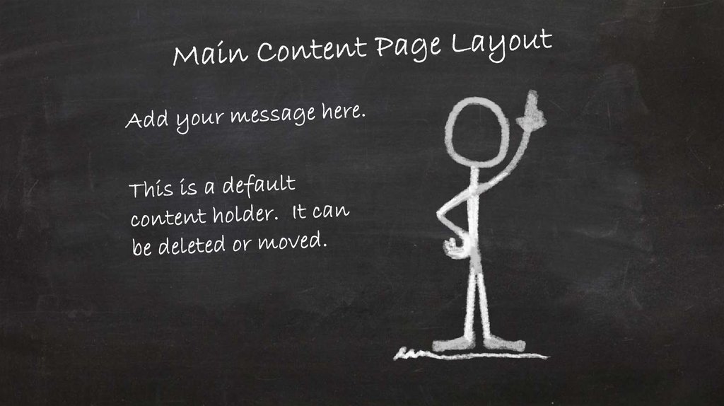 Main Content Page Layout