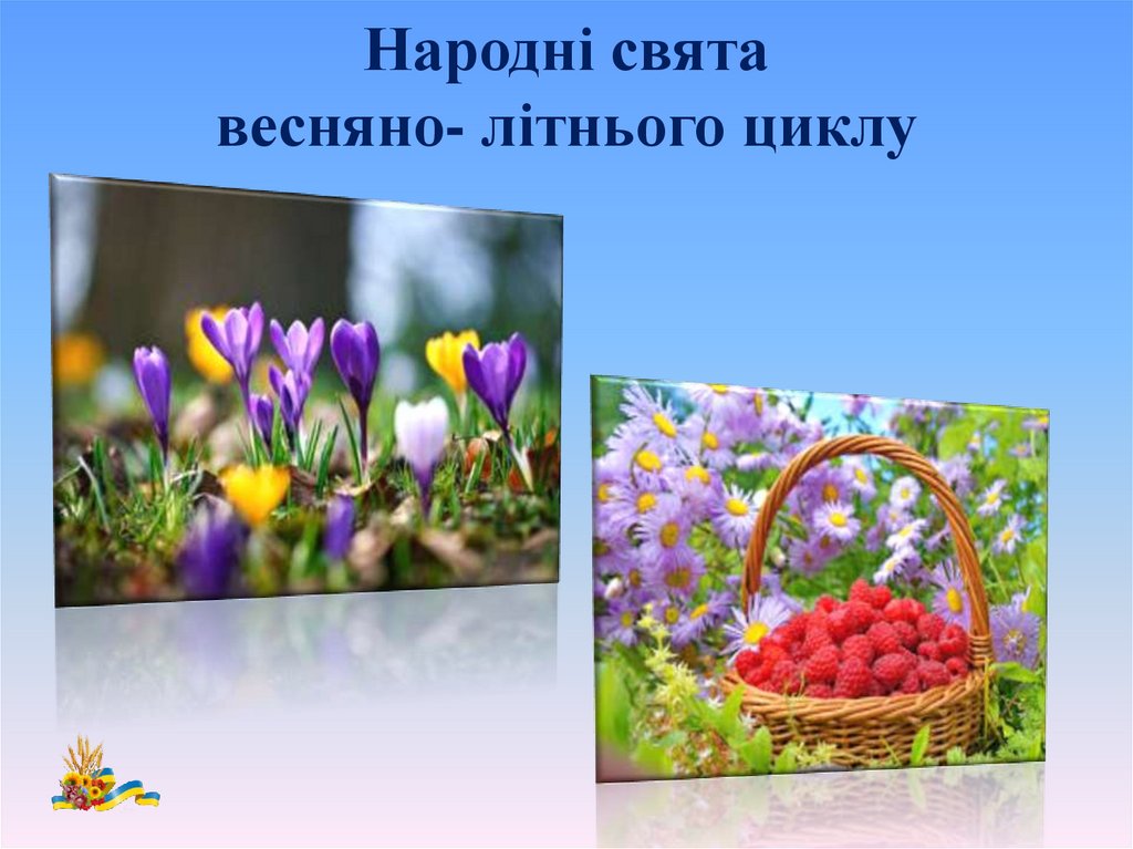 Народні свята весняно- літнього циклу
