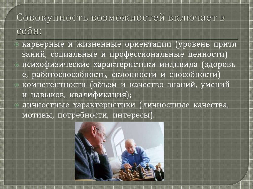 Совокупность возможностей