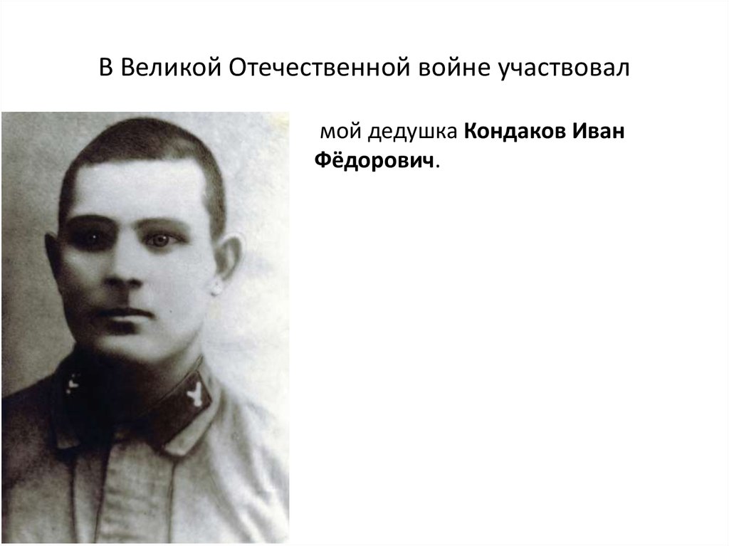 В Великой Отечественной войне участвовал