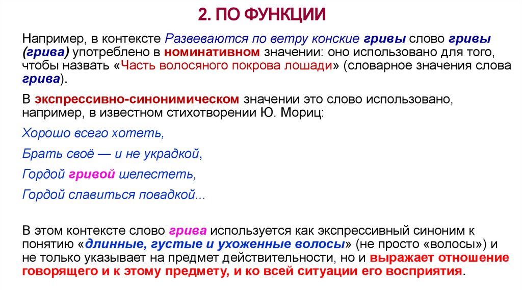 Номинативная функция слова. Номинативное значение слова это. Прямое Номинативное значение. Грива значение слова. Лексические категории.