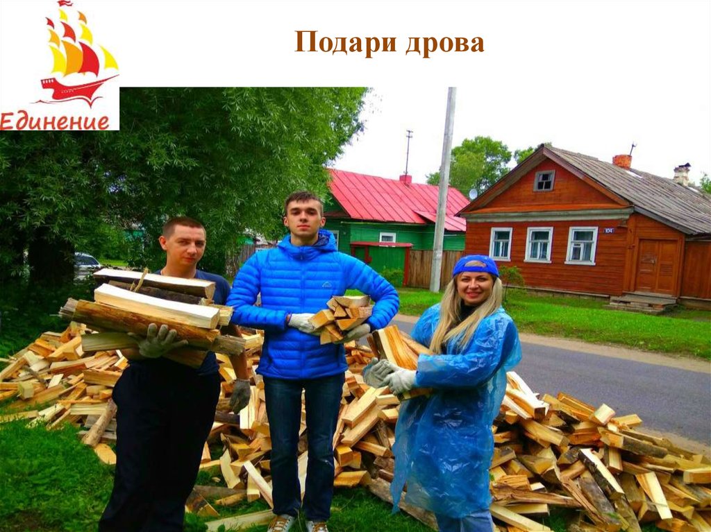 Подари дрова