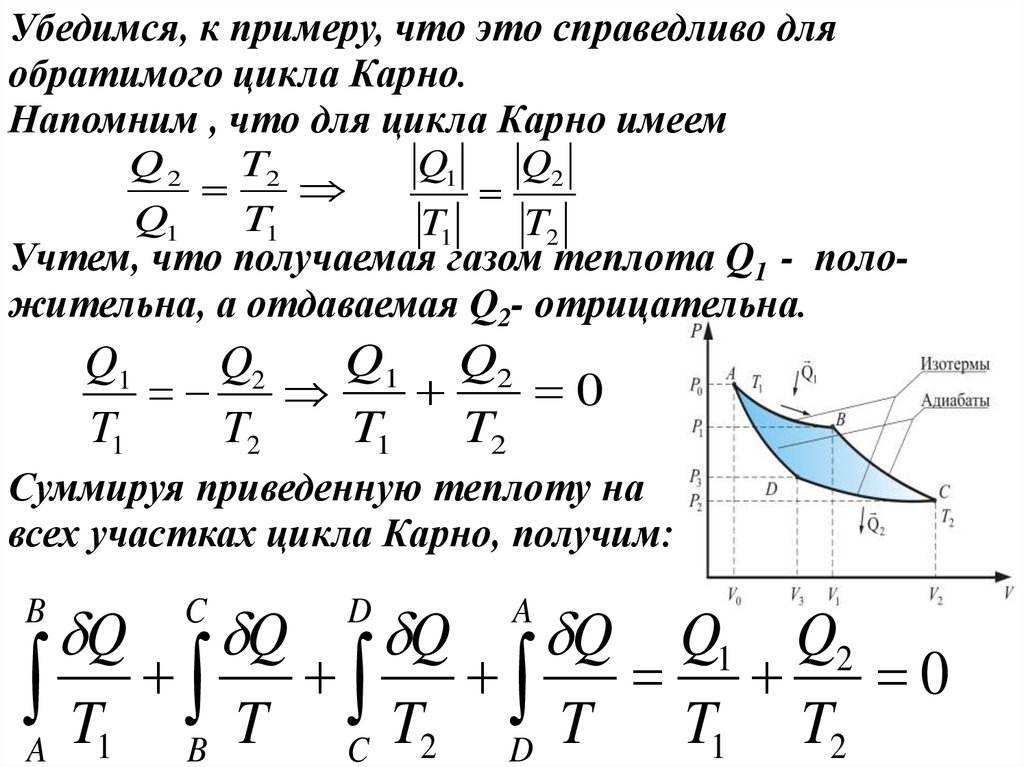 Идеальные тепловые машины цикл карно