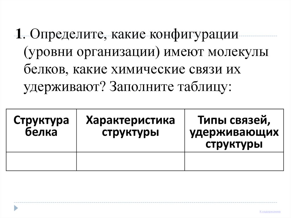 Химический уровень организации