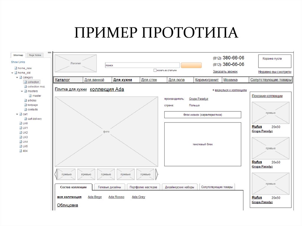 Проект сайта это