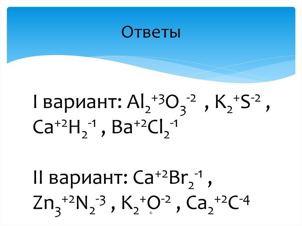 Ответы